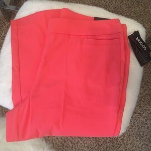 Brand new w/tags dark peach Capri pants